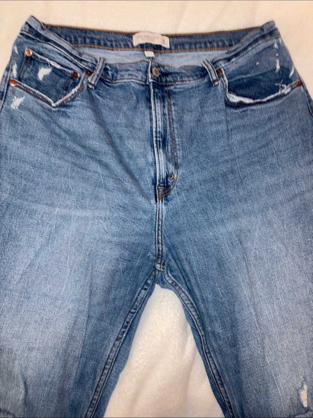 Abercrombie & Fitch Light Blue Straight Jeans